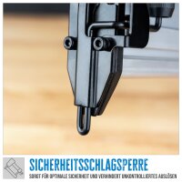 GÜDE Druckluft Klammergerät Nagler Tacker Druckluftnagler 6 bar mit Klammern