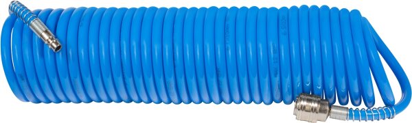 GÜDE Druckluftschlauch Druckschlauch 6mm 10m Spiralschlauch 11bar Arbeitsdruck