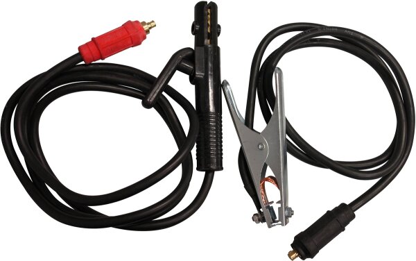 GÜDE Schweiß-Kabelset 250A Elektrodenhalter Massekabel 1,5 Meter