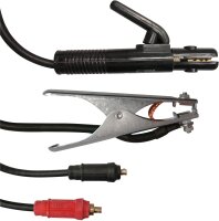 GÜDE Schweiß-Kabelset 250A Elektrodenhalter...