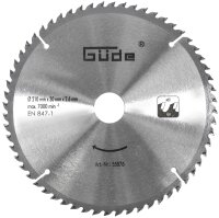 GÜDE Holzsägeblatt HM 210x30 mm - 60 Zähne...