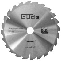 GÜDE Holzsägeblatt HM 254x30 mm - 24 Zähne...