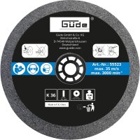 GÜDE Schleifscheibe Ersatzscheibe 125x16x20mm K36...