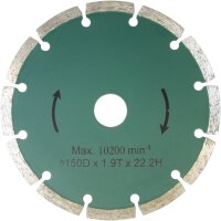 GÜDE Diamanttrennscheibe 150 x 22,2 mm Trennscheibe...