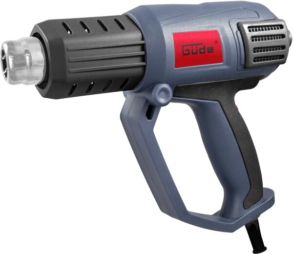 GÜDE Heissluftgebläse HLG 650-2000 LCD Anzeige Heissluftpistole 650 Grad 2000W