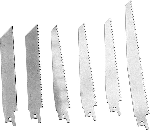 GÜDE Säbelsägeblatt-Set 6 teilig Säbelsäge Ersatzblätter Sägeblätter