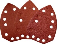 GÜDE Delta Schleifpapier Set 6 Stk 137x96 mm...