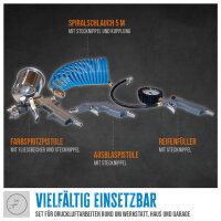 GÜDE Kompressor Zubehörset 4 Teilig...