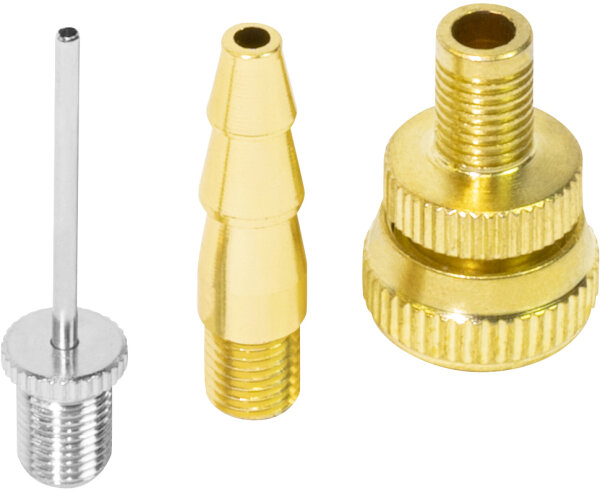 GÜDE Druckluft Adapter-Set 3 teilig Adapter Ballnadel Fahrradventil