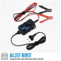 GÜDE Automatik Batterielader GAB 12V/6V-1A Batterieladegerät bis 30 Ah 6/12 V