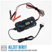 GÜDE Automatik Batterielader GAB 12V/6V-4A Batterieladegerät bis 120 Ah 12 V