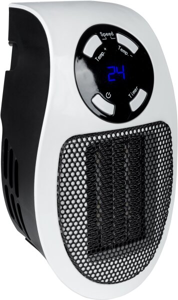 GÜDE GSH 500 K mini Steckdosen-Heizlüfter kompakt Heizer 500 Watt Elektroheizer
