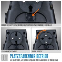GÜDE GSH 500 K mini Steckdosen-Heizlüfter kompakt Heizer 500 Watt Elektroheizer