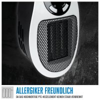 GÜDE GSH 500 K mini Steckdosen-Heizlüfter kompakt Heizer 500 Watt Elektroheizer