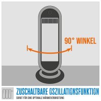 GÜDE GIH 900 Infrarot Heizstrahler Heizlüfter Heizer 900 Watt Elektroheizer