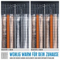 GÜDE GIH 900 Infrarot Heizstrahler Heizlüfter Heizer 900 Watt Elektroheizer