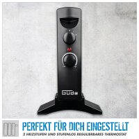 GÜDE GKH 1200 Mica Konvektionsheizgerät Heizlüfter Heizer 1200W Elektroheizer