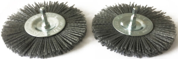 GÜDE 2er-Set Ersatzbürsten für Fugenreiniger GFR 401 Nylonbürste 110 mm Ersatz