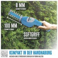 GÜDE Akku Gartenpflegeset Grasschere Heckenschere Strauchschere GPS 3,6V-1.5