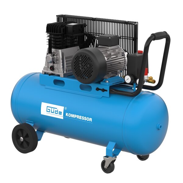 GÜDE Profi Kompressor 580/10/100 H 400V 100l 10bar 3000W 580l 2 Zylinder