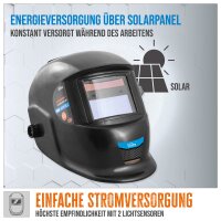 GÜDE automatischer Schweißhelm Schweißmaske Schweißschild GSH-TC-2