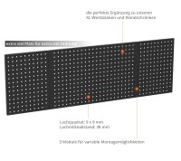 GÜDE Lochwand Set GL 1709 XL Rückwand 3-teilig...