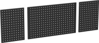 GÜDE Lochwand Set GL 1709 XL Rückwand 3-teilig Werkzeughalter 9x9 Lochmatrix