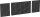 GÜDE Lochwand Set GL 1709 XL Rückwand 3-teilig Werkzeughalter 9x9 Lochmatrix