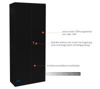 Güde Werkzeugschrank TYP B Black Line Stahlschrank 4...