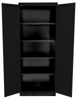 Güde Werkzeugschrank TYP B Black Line Stahlschrank 4 Fachböden, Zylinderschloss