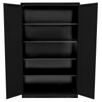 Güde Werkzeugschrank TYP C Black Line Stahlschrank 4 Fachböden, Zylinderschloss