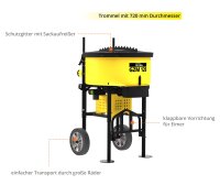 GÜDE GZM 120 Betonmischer 230V Zwangsmischer...
