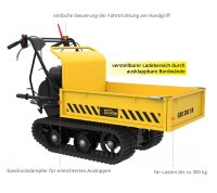 GÜDE Raupendumper GRD 300.1/R Minidumper 110 Liter...