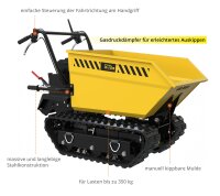GÜDE Raupendumper GRD 400/R Minidumper 110L 400 kg...