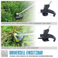 GÜDE Akku Freischneider FS 18-401-30 30cm Rasentrimmer Trimmer Spule inkl. Akku