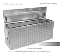 GÜDE Alu Transportbox GT 790 Alukoffer Alukiste Werkzeugkiste Werkzeugkoffer