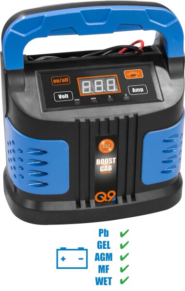 GÜDE Automatik Batterielader GAB 12V/6V-10A-BOOST Batterieladegerät bis 300 Ah