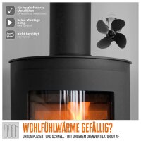 GÜDE Ofenventilator OV 4F Ventilator Ofen Heizungslüfter Lüfter Selbstantrieb