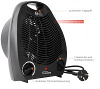 GÜDE Heizlüfter GH 2000 B Heizer 2000 Watt 3...
