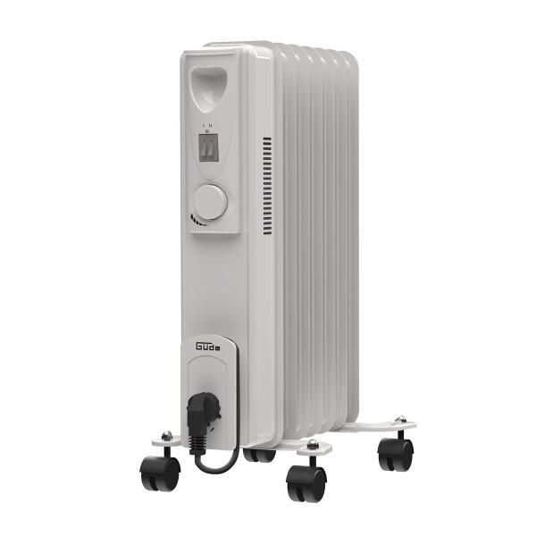 GÜDE Ölradiator 1500 Watt OR 1500-7 Eco mobile Heizung Heizer Thermostat 7 Rippen