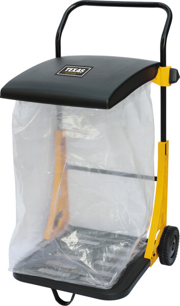 TEXAS Gartenwagen Abfallwagen Laubsammler Laubsack Gartensack fahrbar 80 Liter