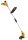 TEXAS Rasentrimmer Akku Grastrimmer Motorsense GT1080 Kunststoffmesser 10,8V