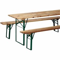 FLEIG Bodenschoner-Set zu Festzeltgarnituren 12er Set, Kunststoff, schwarz