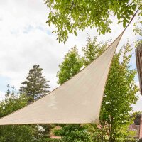 SIENA GARDEN Solino Sonnensegel ecru 180g/m² HDPE, quadratisch, 3,6x3,6x3,6x3,6m