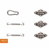SIENA GARDEN Solino Zubehör Set für 3-eckige...