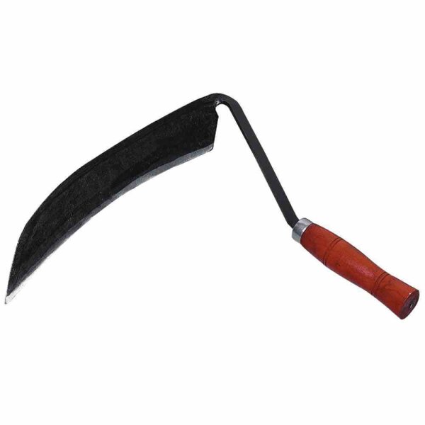 SIENA GARDEN Sensensichel 30cm mähfert mit Kantenschutz und Holzgriff