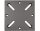 SIENA GARDEN Adapter für Bodenständer von 64-113 mm Lochabstand
