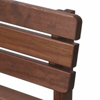H.G. 165191 Bank Tessin 150 cm, braun