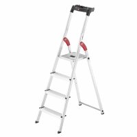 HAILO Aluminium-Sicherheitsleiter Haushaltsleiter...