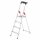 HAILO Aluminium-Sicherheitsleiter Haushaltsleiter „L60 EasyClix“ 4 Stufen
